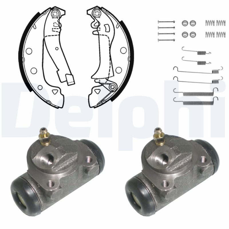 DELPHI KP988 Brake Shoe Set