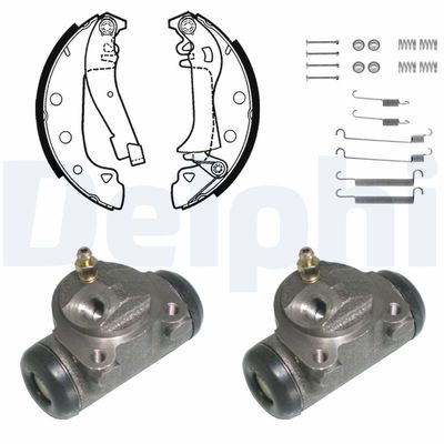 Brake Shoe Set DELPHI KP988