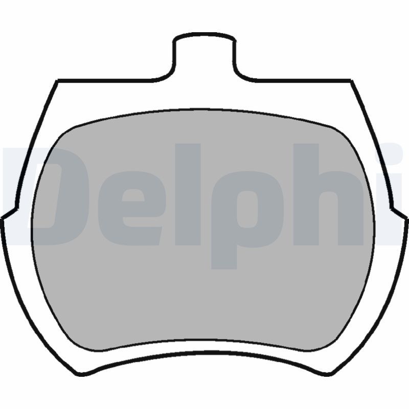 DELPHI LP10 Brake Pad Set, disc brake