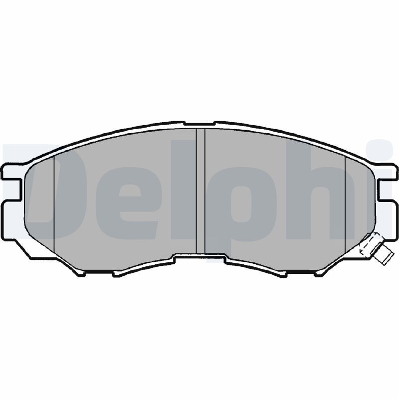 DELPHI LP1010 Brake Pad Set, disc brake
