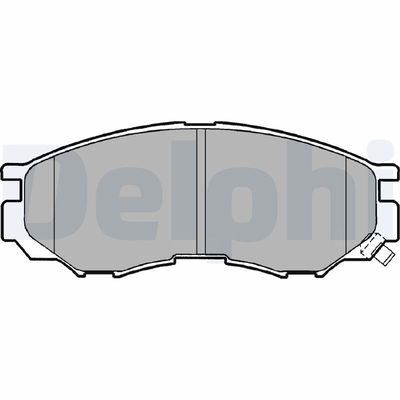 Brake Pad Set, disc brake DELPHI LP1010