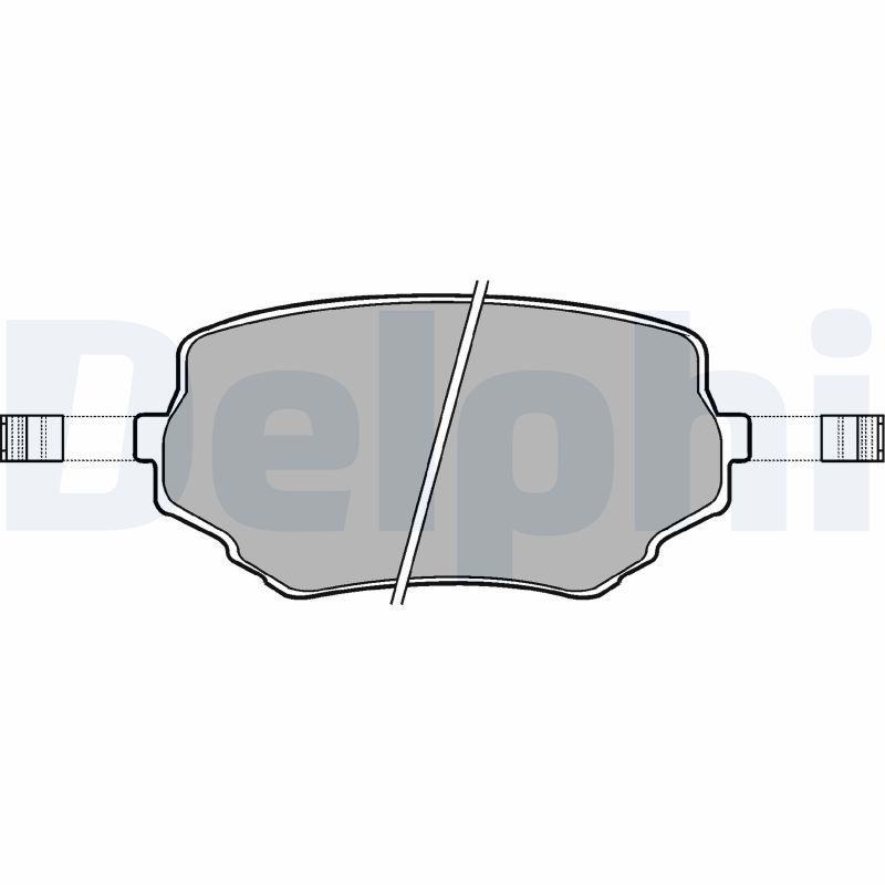 DELPHI LP1015 Brake Pad Set, disc brake