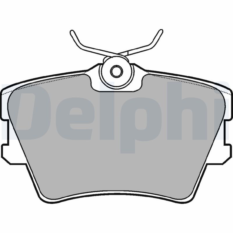 DELPHI LP1019 Brake Pad Set, disc brake