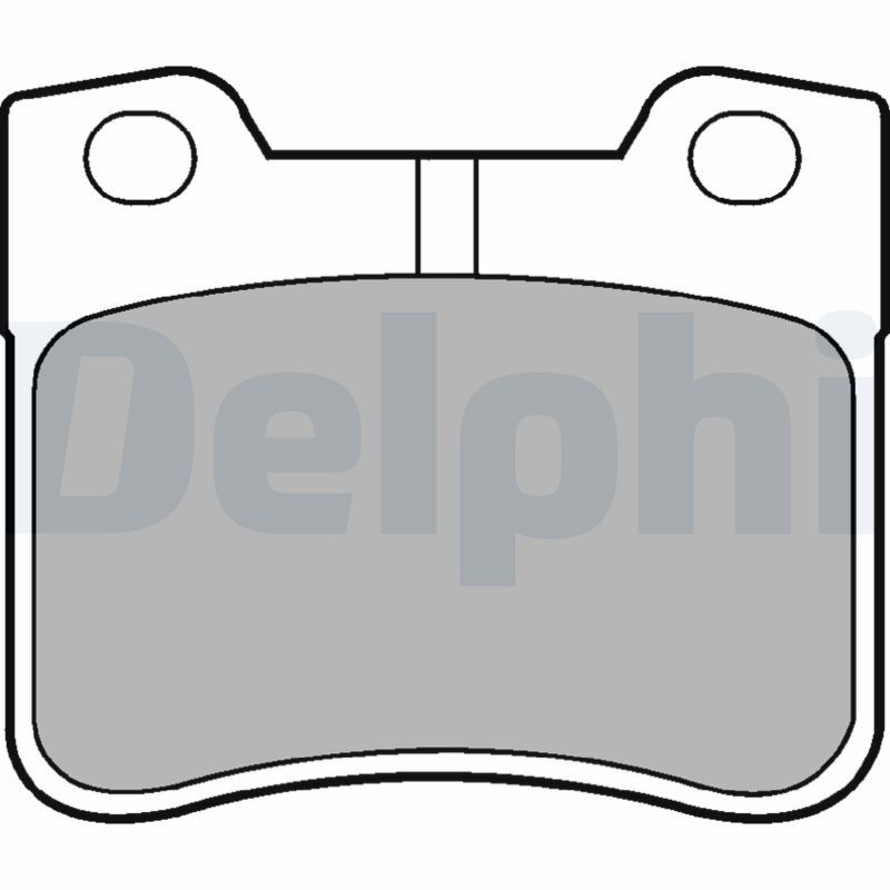 DELPHI LP1051 Brake Pad Set, disc brake