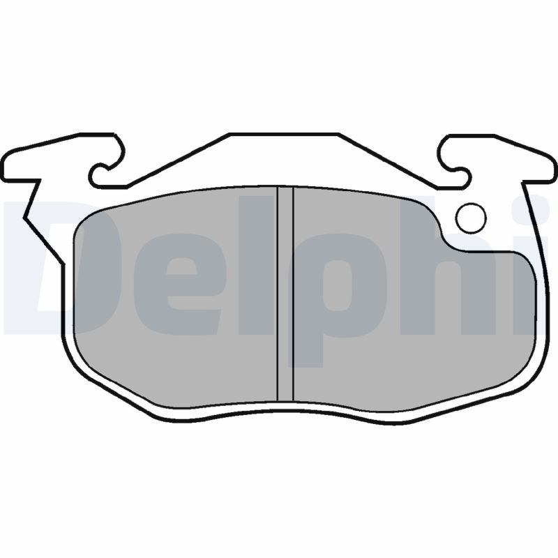 DELPHI LP1053 Brake Pad Set, disc brake