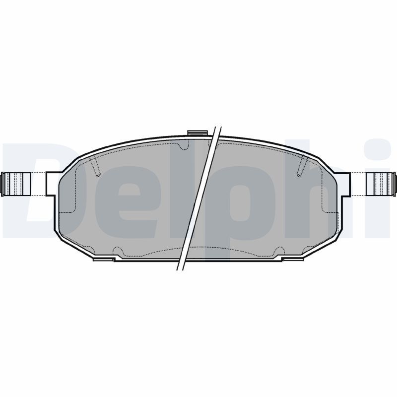 DELPHI LP1066 Brake Pad Set, disc brake