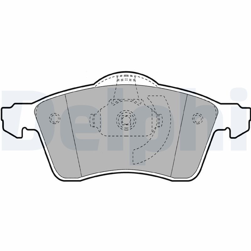 DELPHI LP1092 Brake Pad Set, disc brake