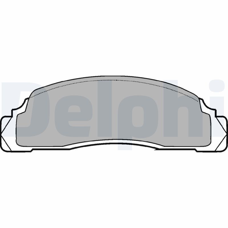 DELPHI LP110 Brake Pad Set, disc brake