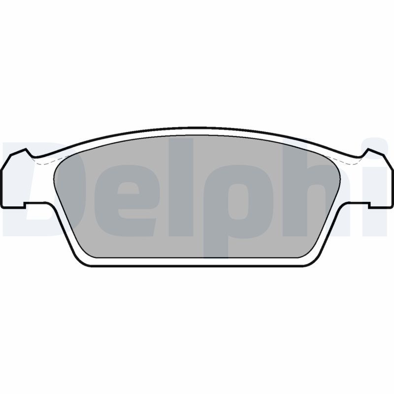 DELPHI LP1100 Brake Pad Set, disc brake