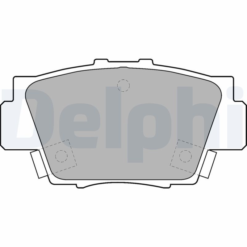 DELPHI LP1102 Brake Pad Set, disc brake