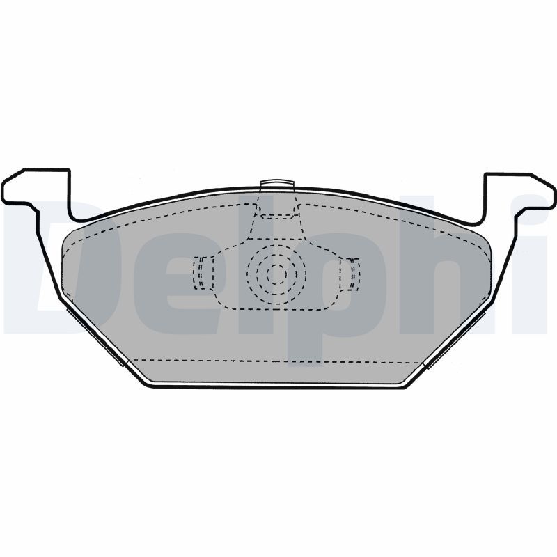 DELPHI LP1104 Brake Pad Set, disc brake