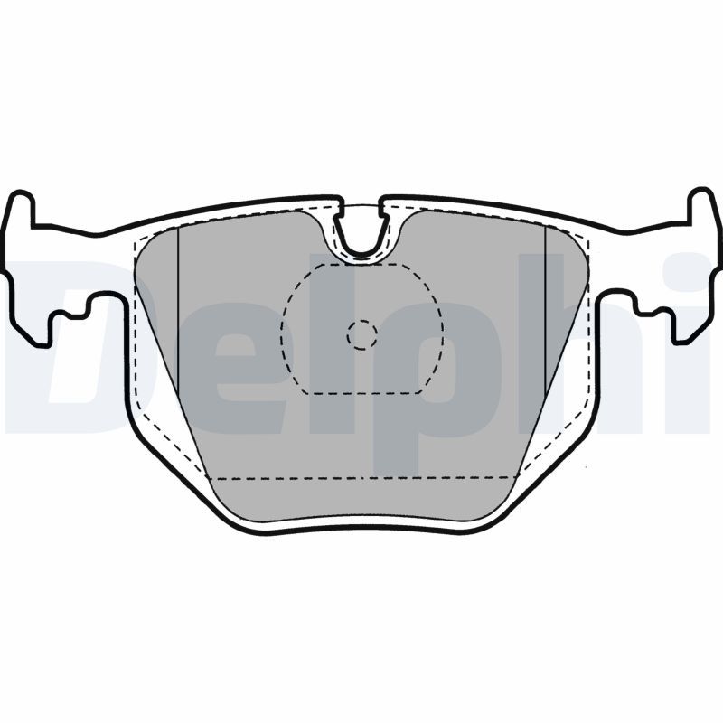 DELPHI LP1143 Brake Pad Set, disc brake
