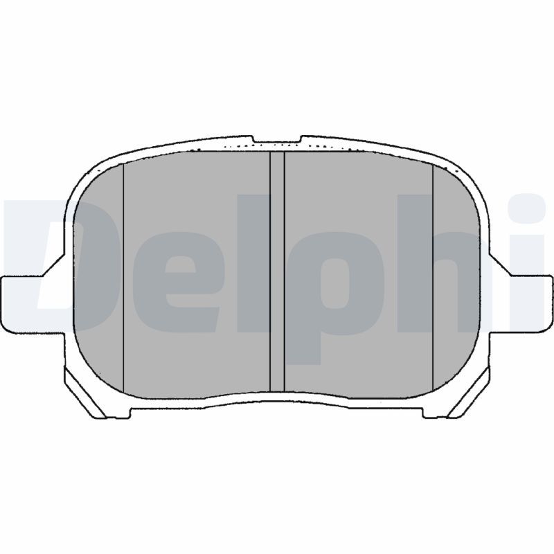 DELPHI LP1144 Brake Pad Set, disc brake