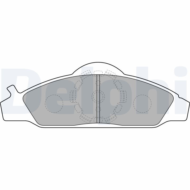 DELPHI LP1145 Brake Pad Set, disc brake