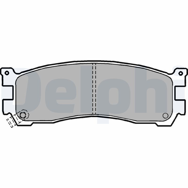 DELPHI LP1189 Brake Pad Set, disc brake