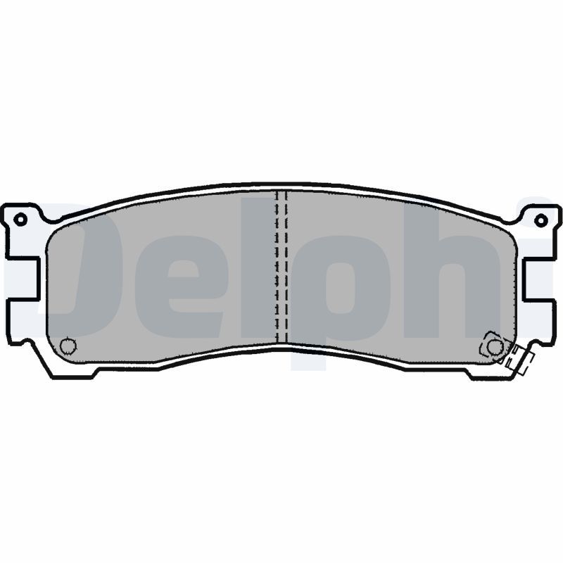 DELPHI LP1190 Brake Pad Set, disc brake