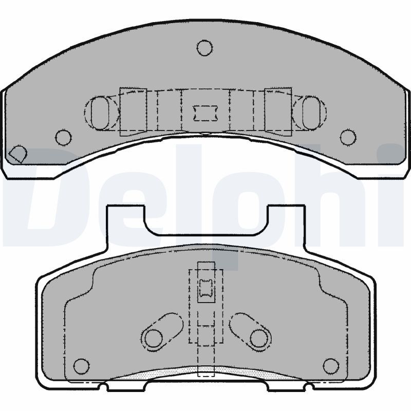DELPHI LP1216 Brake Pad Set, disc brake