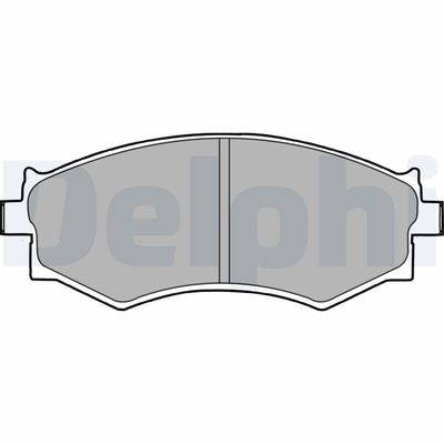 Brake Pad Set, disc brake DELPHI LP1228