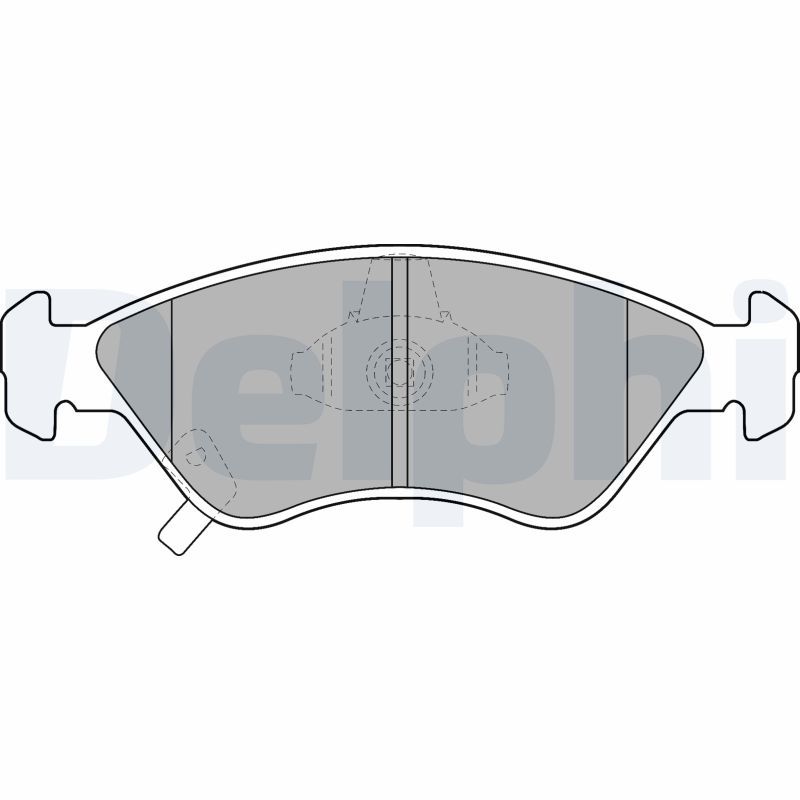 DELPHI LP1303 Brake Pad Set, disc brake