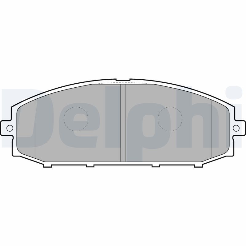 DELPHI LP1305 Brake Pad Set, disc brake
