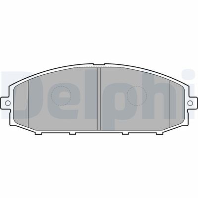 Brake Pad Set, disc brake DELPHI LP1305