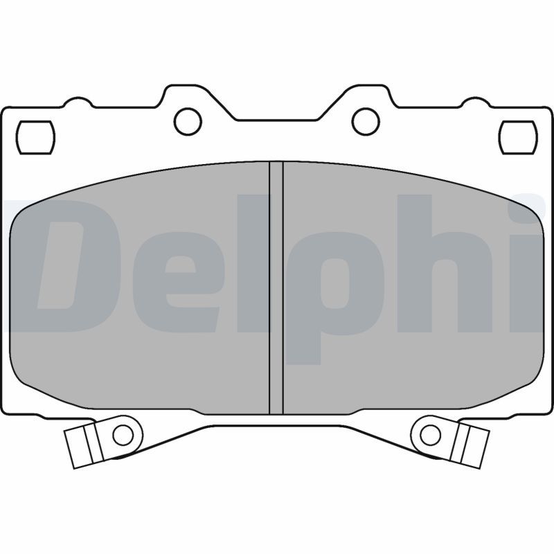 DELPHI LP1308 Brake Pad Set, disc brake