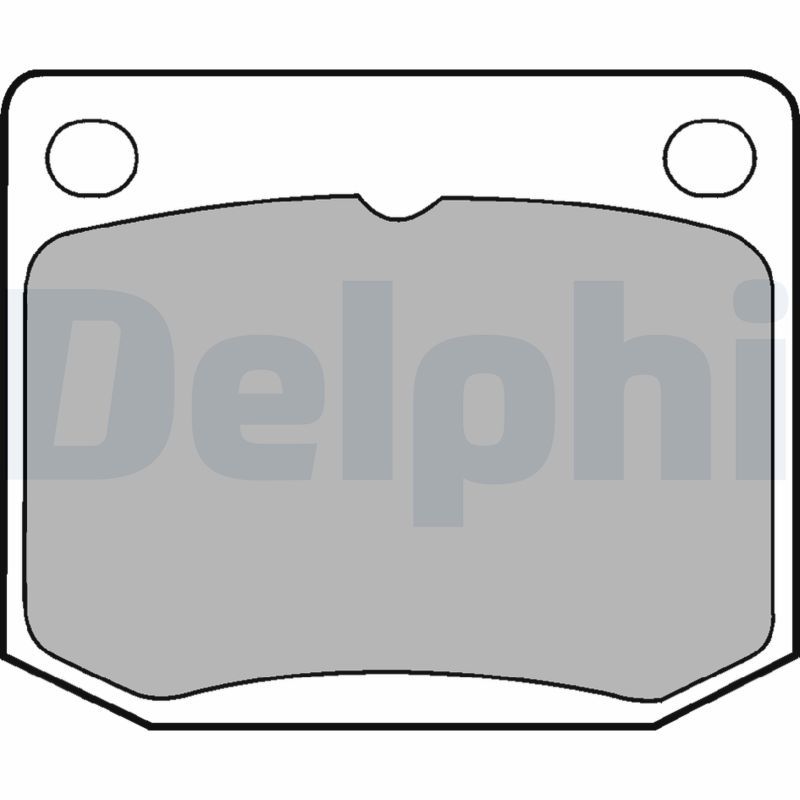 DELPHI LP131 Brake Pad Set, disc brake