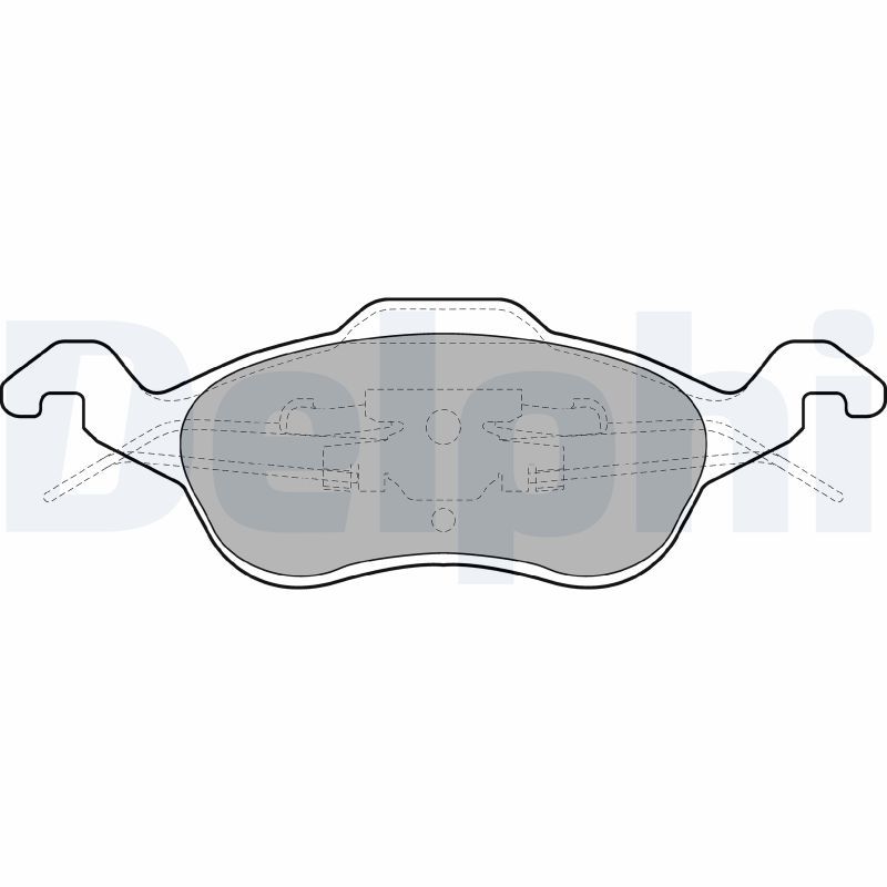 DELPHI LP1315 Brake Pad Set, disc brake