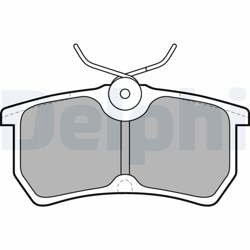 DELPHI LP1316 Brake Pad Set, disc brake