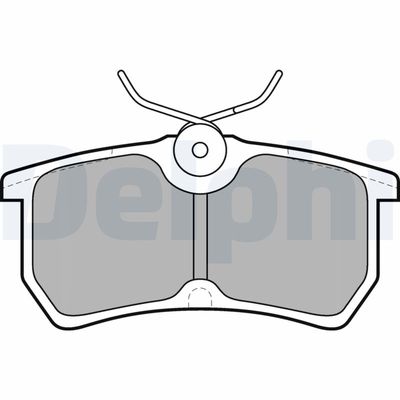 Brake Pad Set, disc brake DELPHI LP1316