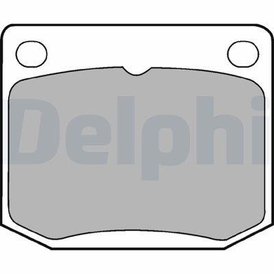 Brake Pad Set, disc brake DELPHI LP131