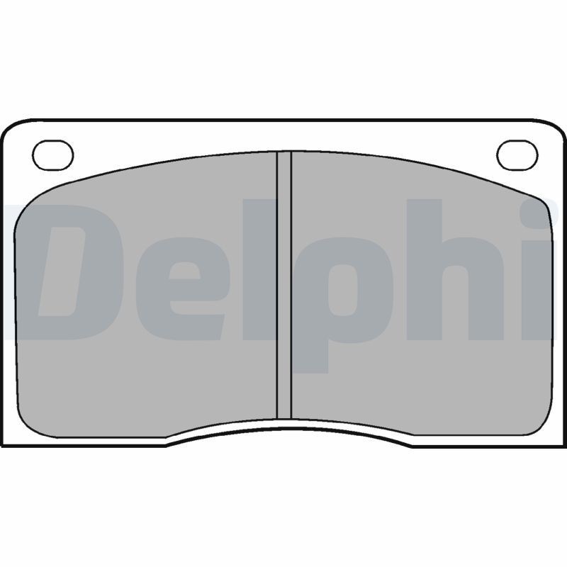 DELPHI LP132 Brake Pad Set, disc brake