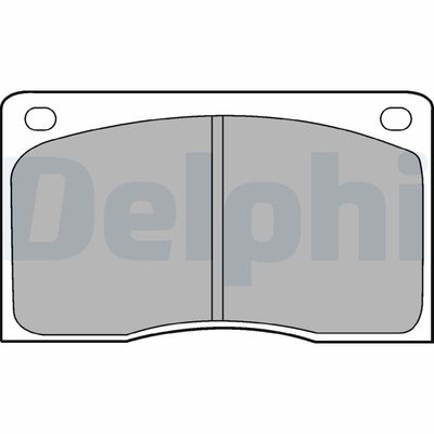 Brake Pad Set, disc brake DELPHI LP132