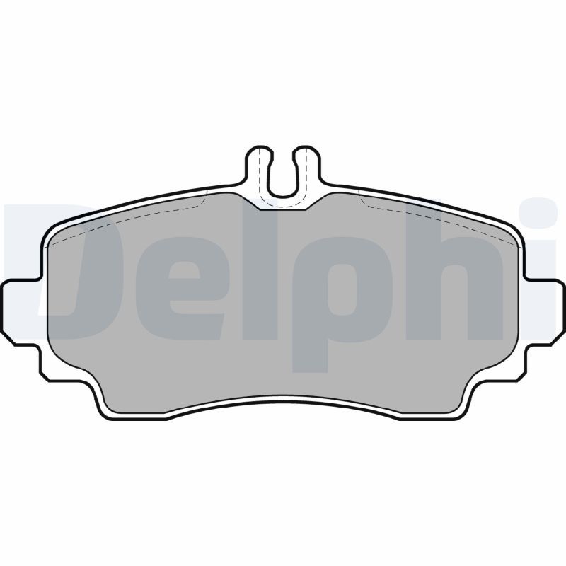 DELPHI LP1401 Brake Pad Set, disc brake