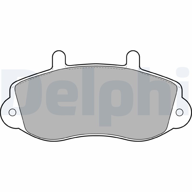 DELPHI LP1406 Brake Pad Set, disc brake