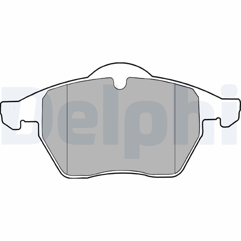 DELPHI LP1407 Brake Pad Set, disc brake