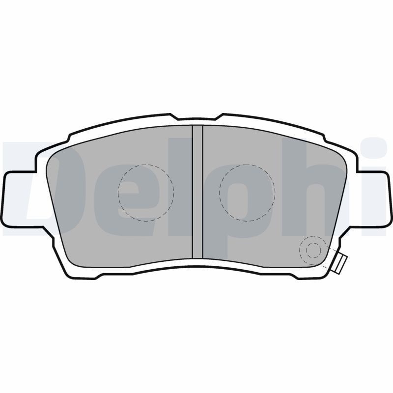 DELPHI LP1414 Brake Pad Set, disc brake