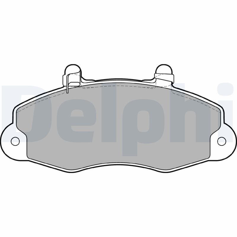 DELPHI LP1417 Brake Pad Set, disc brake