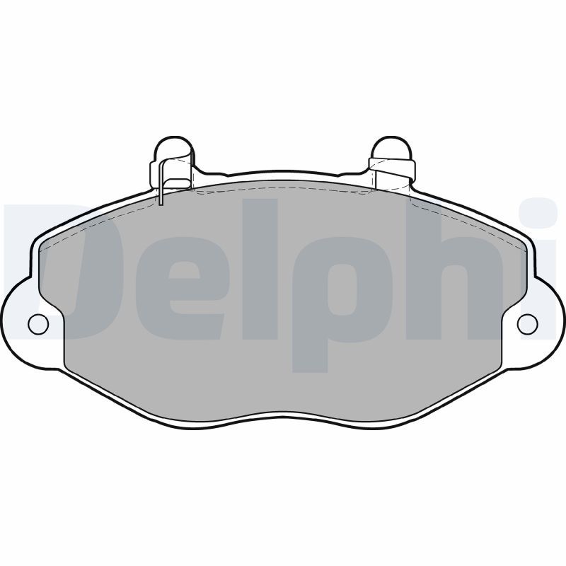 DELPHI LP1418 Brake Pad Set, disc brake