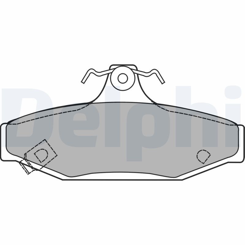 DELPHI LP1420 Brake Pad Set, disc brake