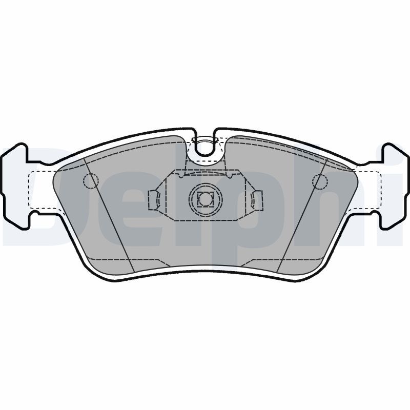 DELPHI LP1421 Brake Pad Set, disc brake