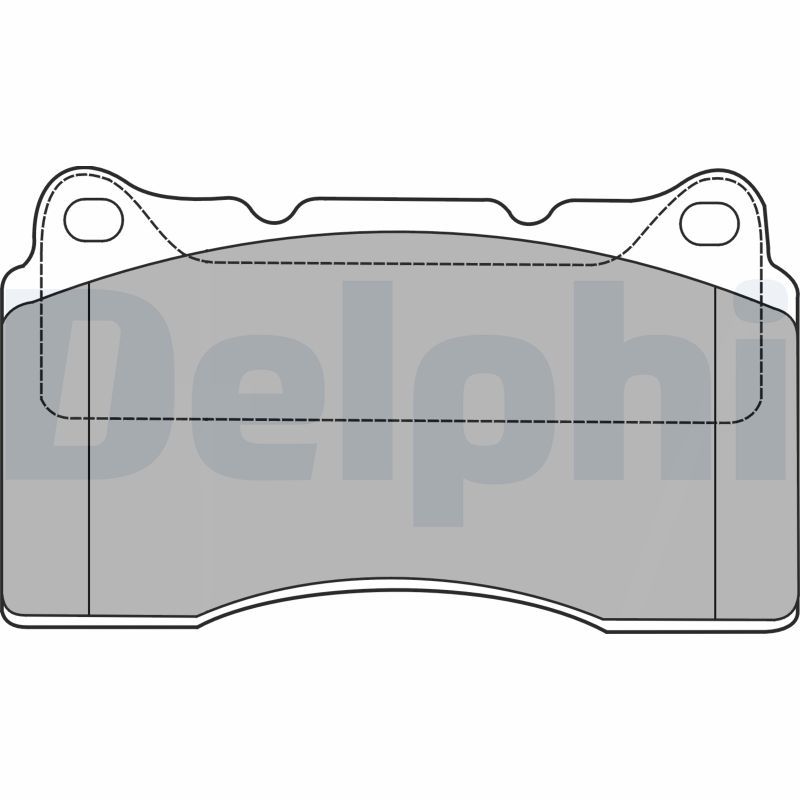 DELPHI LP1422 Brake Pad Set, disc brake