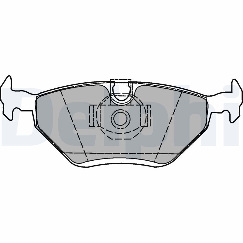 DELPHI LP1423 Brake Pad Set, disc brake
