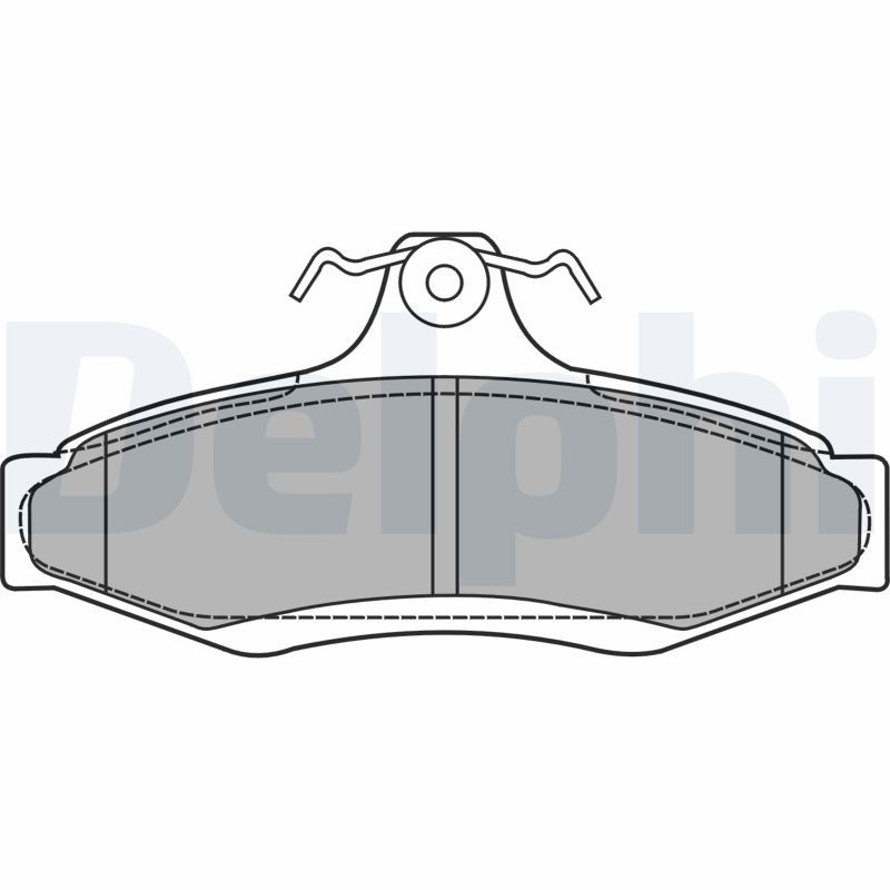 DELPHI LP1424 Brake Pad Set, disc brake