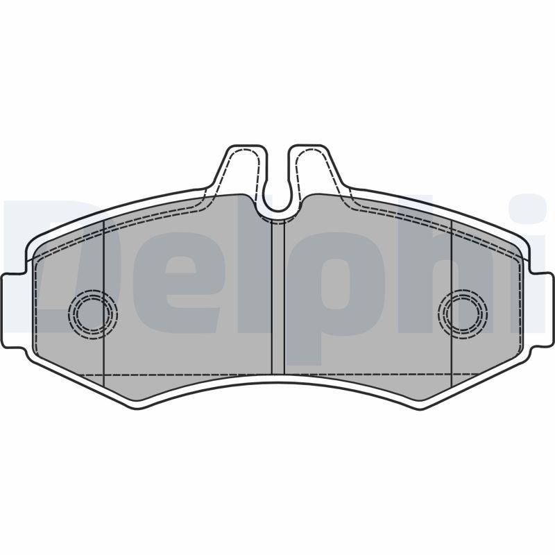 DELPHI LP1425 Brake Pad Set, disc brake