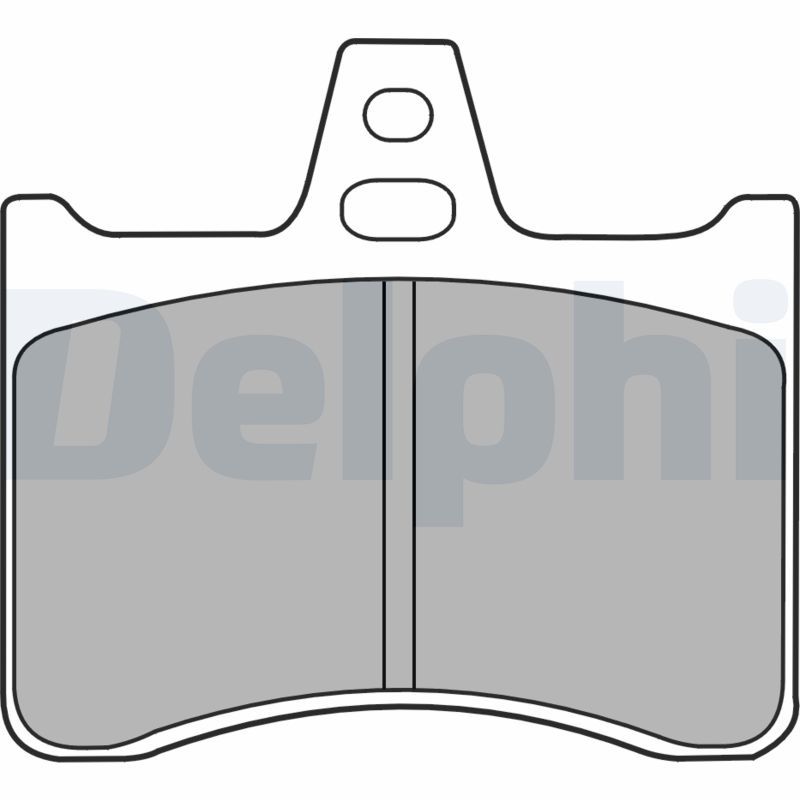 DELPHI LP1426 Brake Pad Set, disc brake