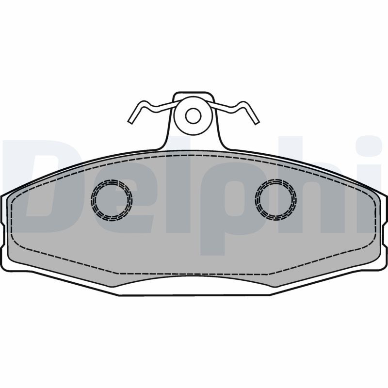 DELPHI LP1429 Brake Pad Set, disc brake