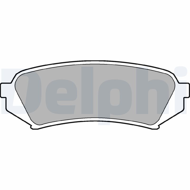 DELPHI LP1438 Brake Pad Set, disc brake