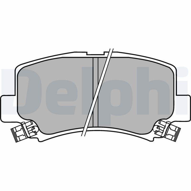 DELPHI LP1439 Brake Pad Set, disc brake