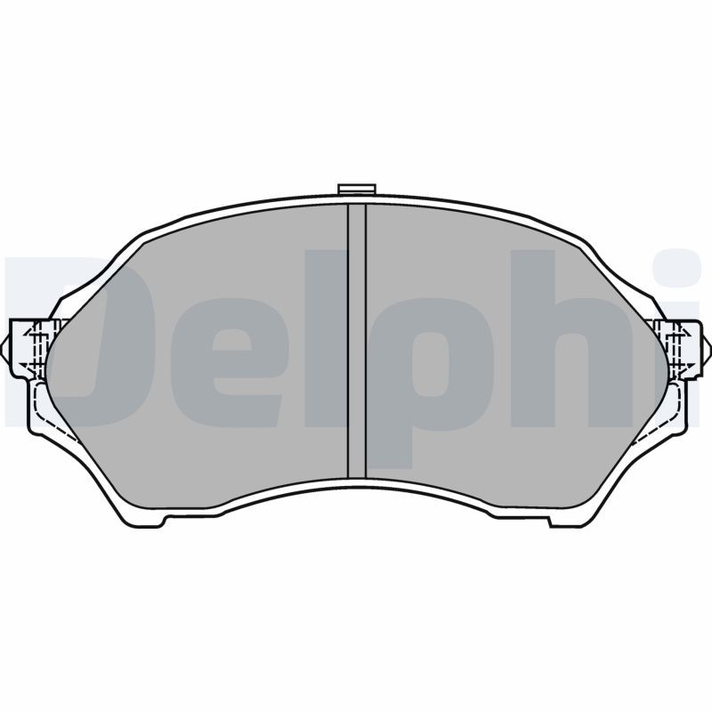 DELPHI LP1440 Brake Pad Set, disc brake
